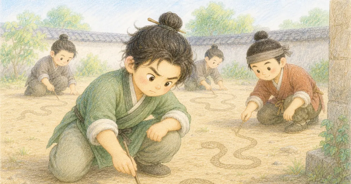 畫蛇添足插畫：第 2 段