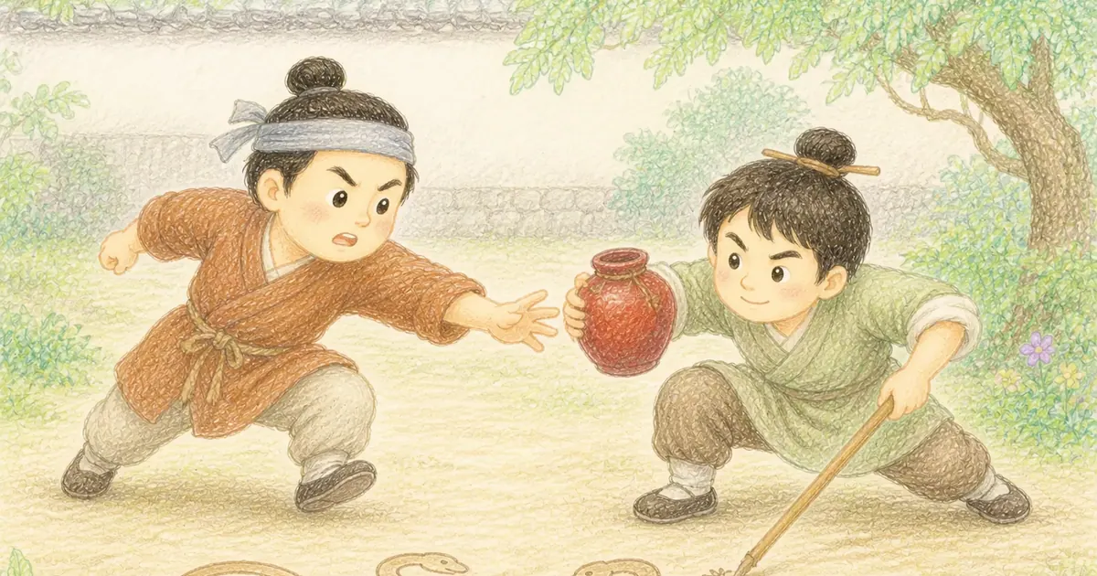 畫蛇添足插畫：第 5 段