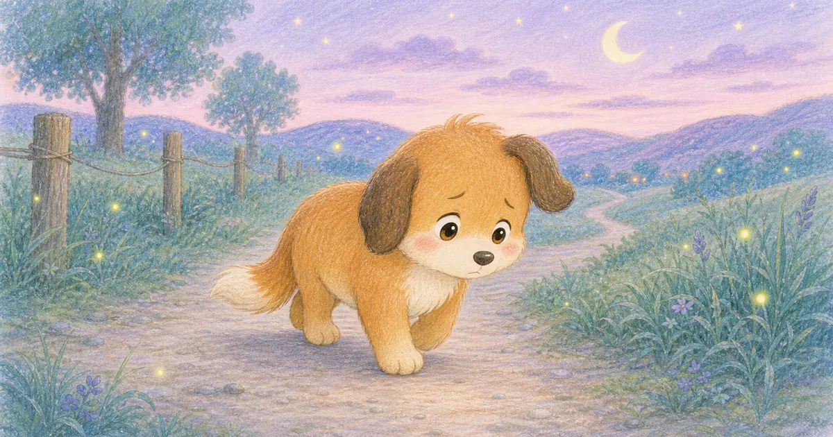 狗與影子插畫:第 6 段