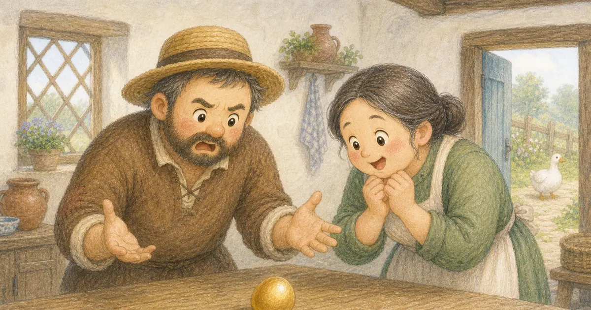 下金蛋的鵝插畫:第 4 段