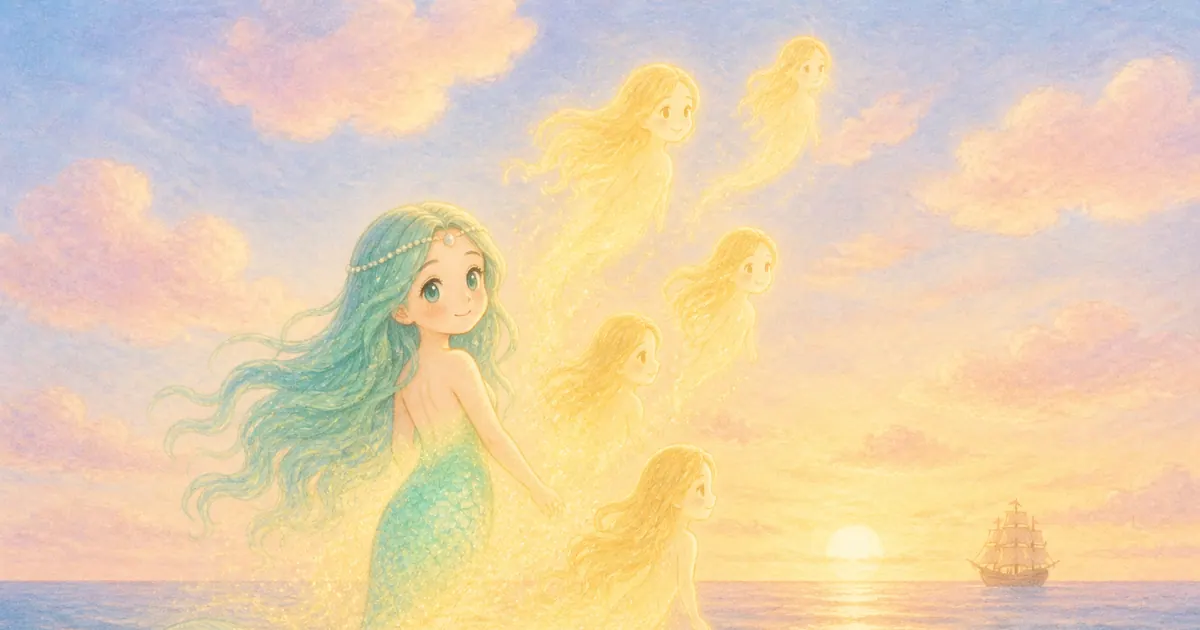 小美人魚插畫:第 10 段