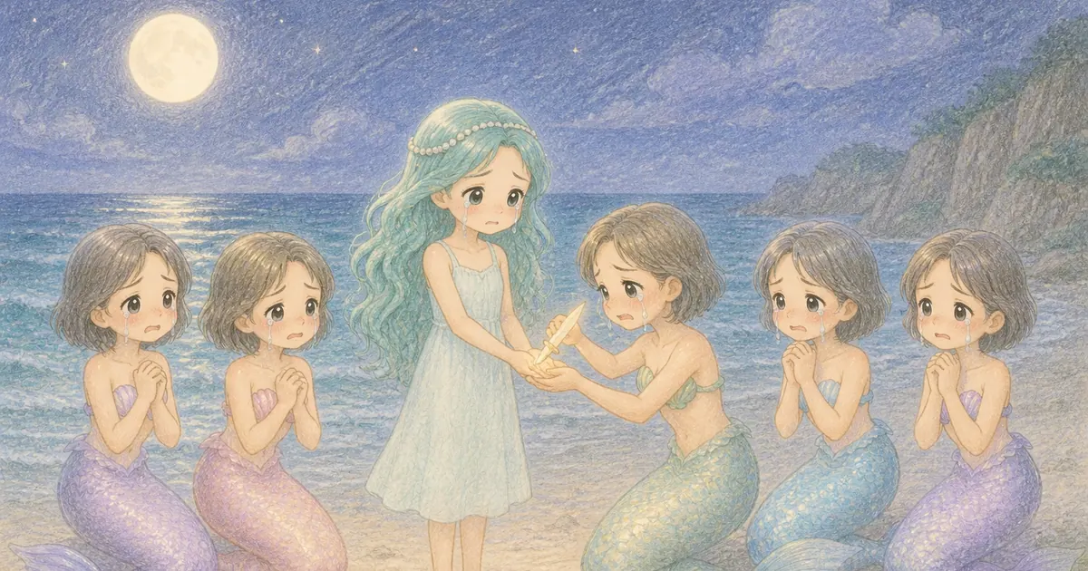 小美人魚插畫:第 8 段