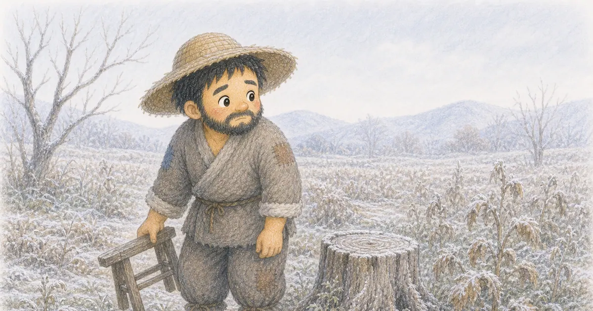 守株待兔插畫：第 6 段